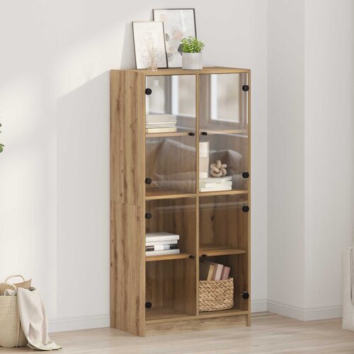  Highboard Umjetnički hrast 68 x 37 x 142 cm Konstruirano drvo Cijene