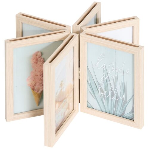 Atmosphera okvir za slike Sheldon 12/1 10x15 cm staklo/MDF, bež Slike