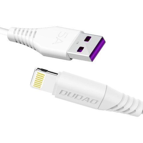 Dudao Kabel za iPhone USB - Lightning 5A 1m bel, (21090465) Cene