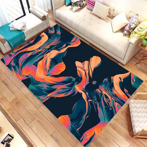  Tepih sa gumenom podlogom 140x220cm - šareni haos, TG-3081 Cene