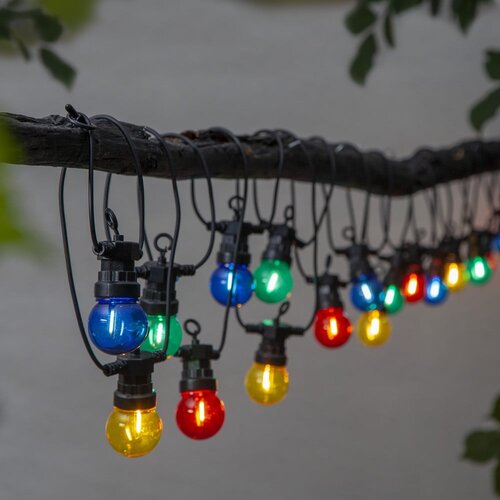 Star Trading LED barvna svetlobna veriga Star Trading Small Circus Filament, dolžina 8,55 m Slike