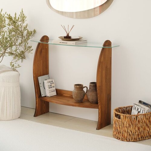 Hanah home surf - chesnut, transparent chesnuttransparent dresser Cene
