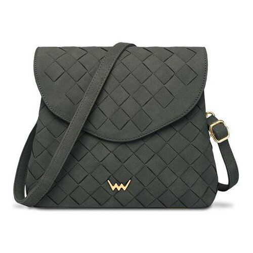 Vuch Crossbody torba Byrsa Intrecciato Green, 20 x 24 cm Cene
