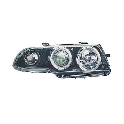 Oem Kristalni farovi Angel Eyes Opel Astra F (94-99), Crni Cene