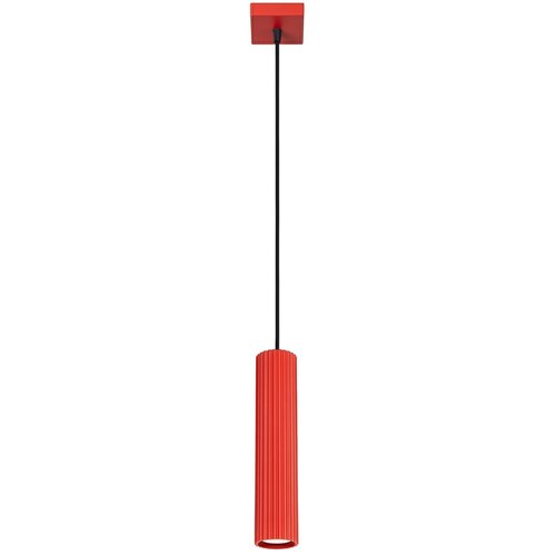 Sollux Lighting Viseča svetilka KARBON 1 rdeča, (5000284981) Cene