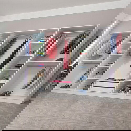 Hanah home garderober Kale-5037, 360x210x52 cm, Beli Slike