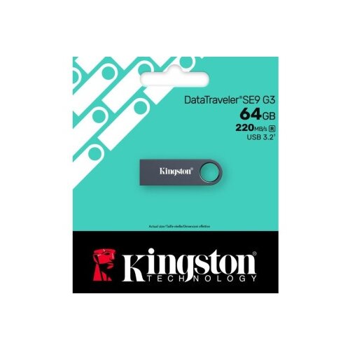 Kingston ke-u2x64-1ac/datatraveler se9 g3/dark nickel USB memorija ( KE-U2X64-1AC ) Slike
