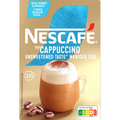 NESCAF&amp;Eacute; Cappuccino - manj sladek - 125 g Slike