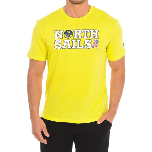 North Sails Majice s kratkimi rokavi 9024110-470 Rumena Slike