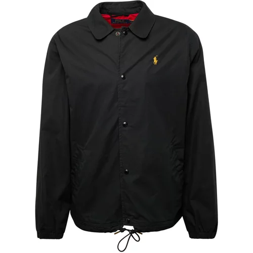 Polo Ralph Lauren Prehodna jakna rumena / oranžna / rdeča / črna