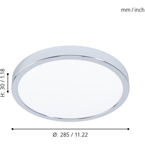 Eglo LED stropna svetilka Fueva 5 (20 W, 28,5 x 2,8 cm, toplo bela) Slike