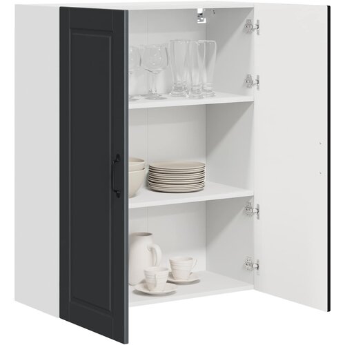  Ormar za Zid Crna 80 x 31 x 100 cm Konstruirano drvo Slike