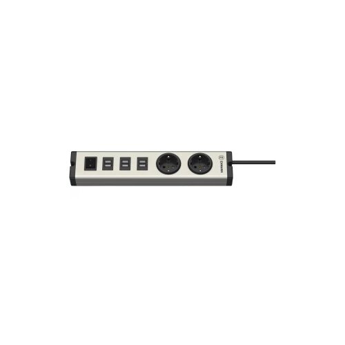 Ehmann 0601x0a02203303 USB punjač Utičnica 6 x, 2 x USB, Sigurnosna utičnica Slike