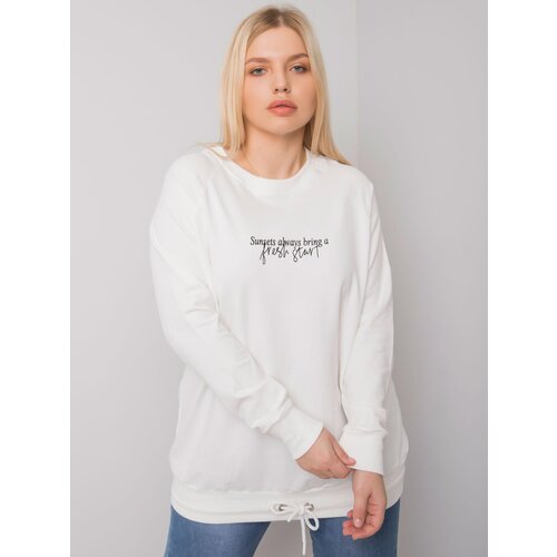 RELEVANCE Sweatshirt-RV-BL-7162.12P-ecru Cene