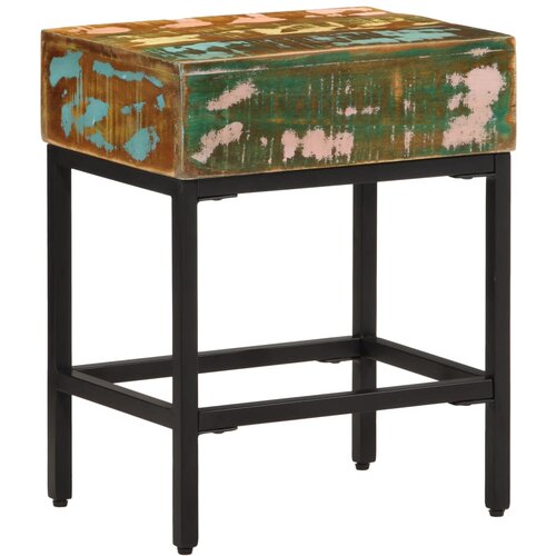 The Living Store Stranska mizica 40x30x51 cm trden predelan les - Stranska Mizica, (21836259) Slike