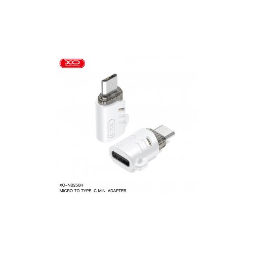 XO NB256E Otg adapter mini type-c u micro beli Slike