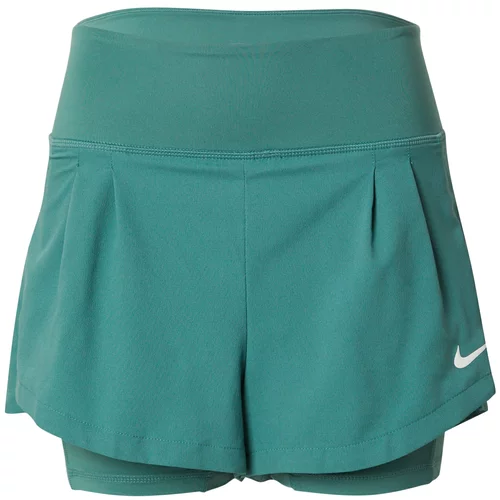 Nike Sportske hlače zelena / bijela