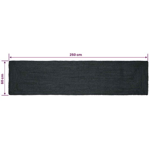  Tepisi za područja Pravokutni Tamnosiva 60 x 250 cm Juta Slike