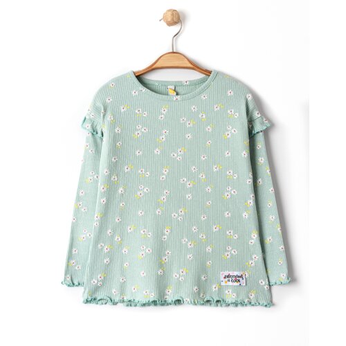 VIA GIRLS Majica za devojčice Everything is cool, Zelena Cene