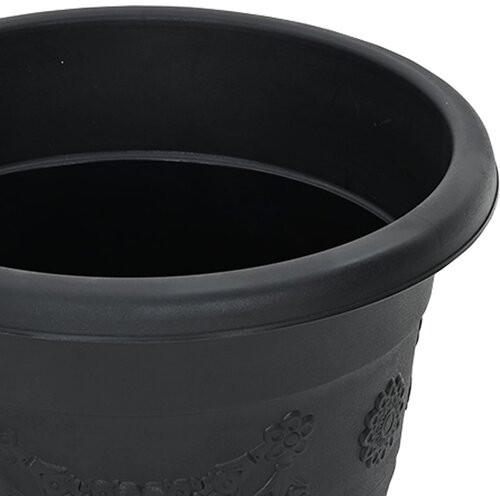  Saksije za biljke 6 pcs Crna &amp;Oslash; 34 x 28 cm Plastika Slike
