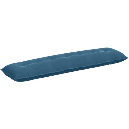vidaXL Poglavni vzglavnik Modra 200 x 50 cm Žametna tkanina, (5000278058) Cene