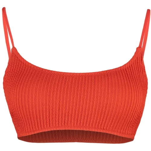 Trendyol Bikini Top - Red - Textured
