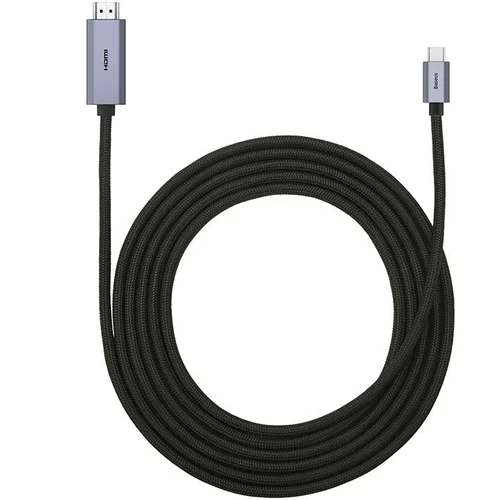 Baseus USB-C na HDMI kabel 4K, 3m (črn), (20605389)