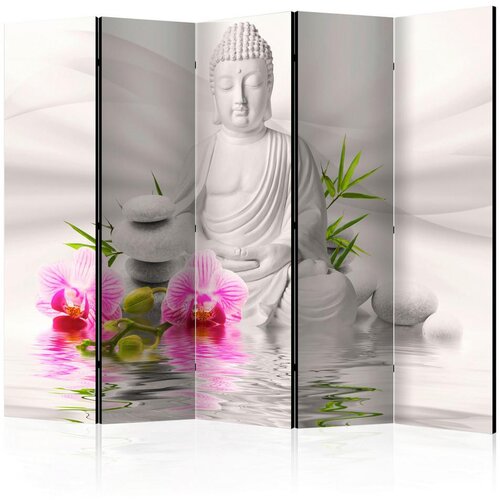Artgeist Paravan Buddha And Orchids I, 5-Delni, Dvostranski Cene