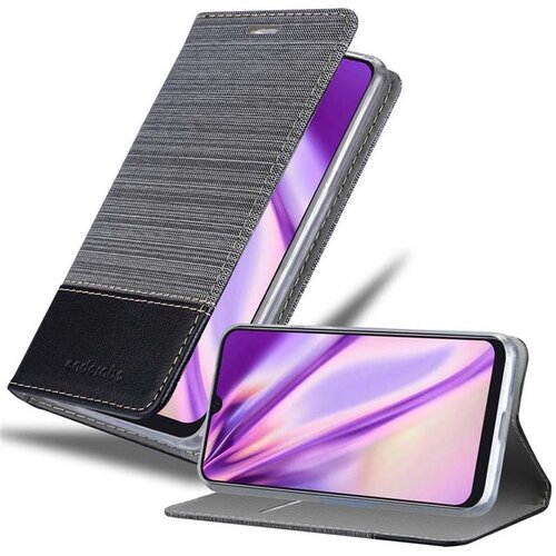 Cadorabo Case, združljiv s Samsungom v sivi črni barvi - za&amp;scaron;čitni pokrov z magnetnim zapiranjem, stoječo funkcijo in režo za kartico, (20566226) Slike