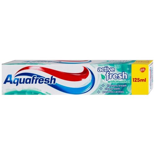 Aquafresh pasta za zube Active Fresh 125ml Slike