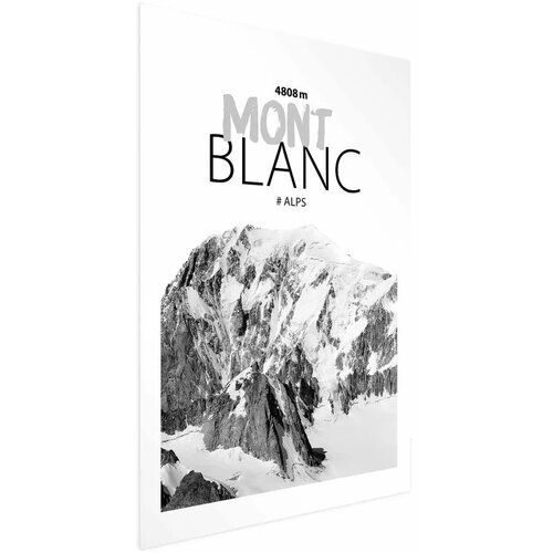  Plakat Mont Blanc 40x60 Bez okvira s margom Cene