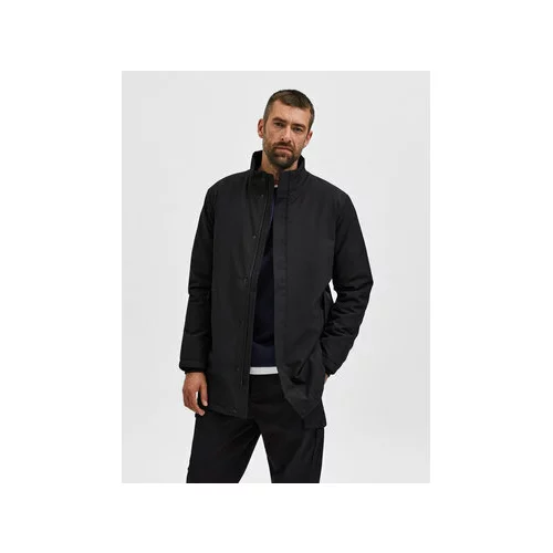 Selected Homme Prehodna jakna Peel 16084885 Črna Regular Fit