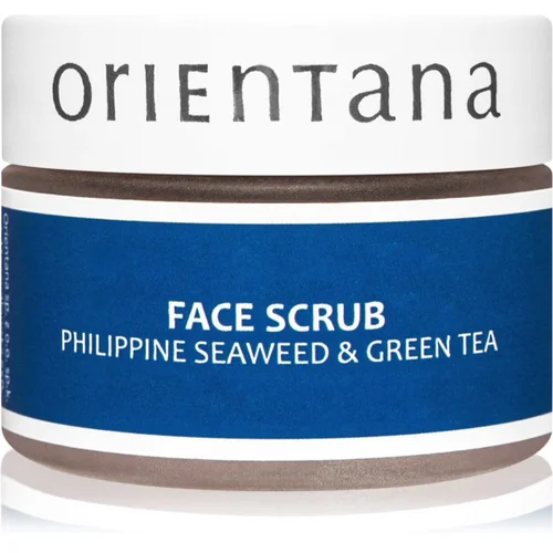 Orientana Philippine Seaweed & Green Tea piling za zaglađivanje lica za mješovitu i masnu kožu 50 g