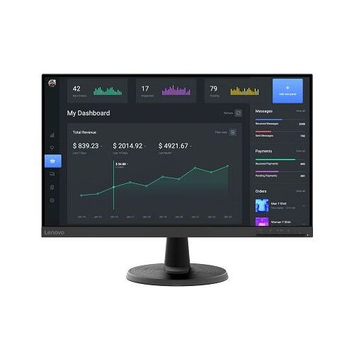 Lenovo D24-45 , 23.8" FHD (1920x1080) WLED, 3000:1, 4ms, 75Hz, Tilt Stand, HDMI, VGA, 3Yr Cijene