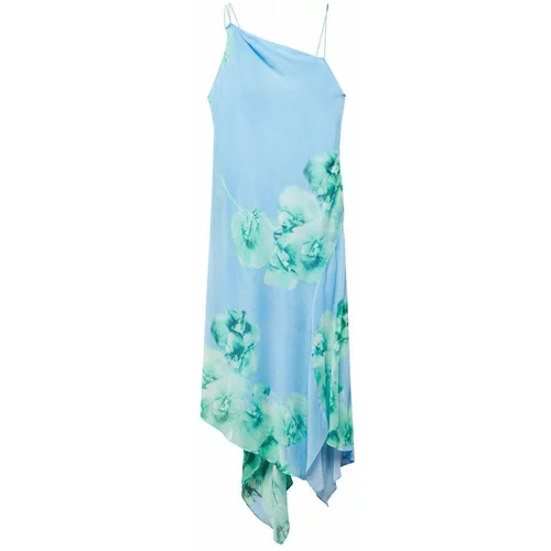 Mango Ljetna haljina 'Philo' pastelno plava / zelena / bijela
