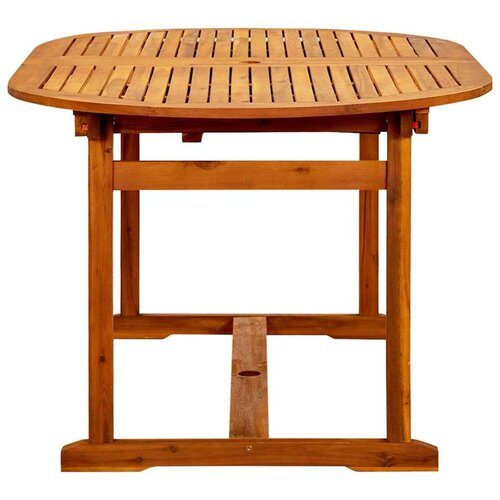 VidaXL Vrtni blagovaonski stol (160 - 240)x100x75 cm od drva bagrema Slike