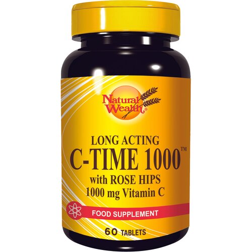 Natural Wealth Vitamin C 1000 mg, 60 Tableta - Imunitetska Podrška Cene