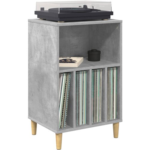  Stalak za gramofon Betonska siva 47 x 39,5 x 74,5 cm Slike
