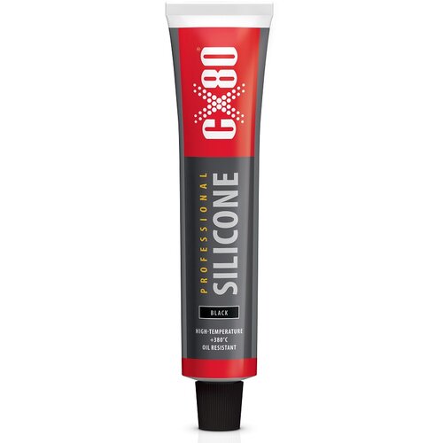 Shumee PROFESIONALNA ČRNA VISOKOTEMPERATURNA SILIKONSKA TUBA 80 ML, (21387196) Cene
