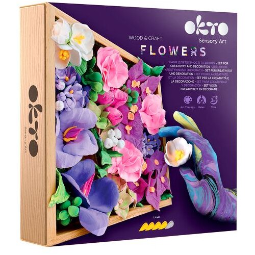  OKTO set za modeliranje u drvenom ramu 21 k 21 cm INSPIRATION KORIŠĆENO Cene