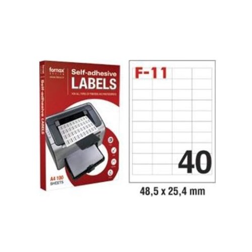  NALJEPNICA 48,5×25,4 FORNAX F-11 ,100/1 Cijene