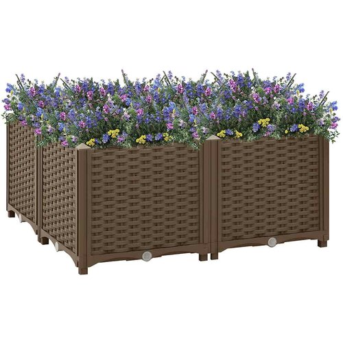  Povi&amp;scaron;ena gredica 80 x 80 x 38 cm od polipropilena Slike