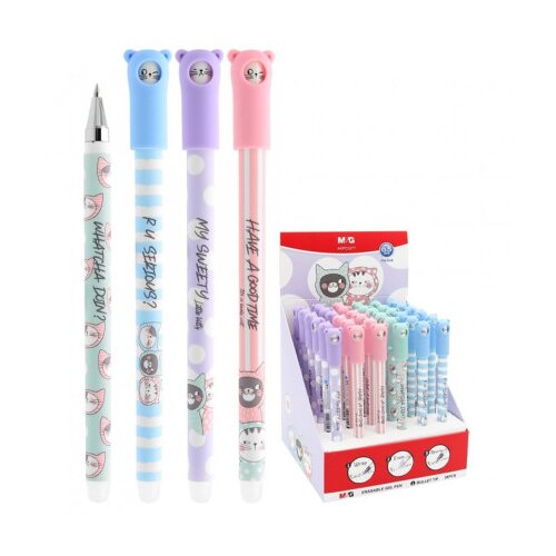 M&amp;amp;G Olovka gel sa gumicom 0.5mm C5277 crna Slike