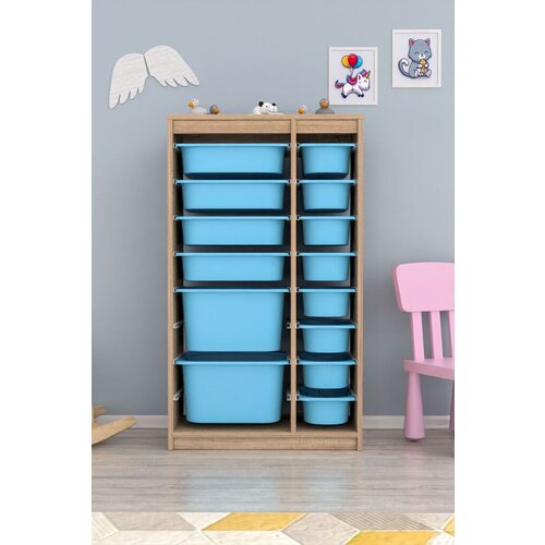 Hanah home višenamenska polica montana xs 2D4N8U sonomo blue Cene