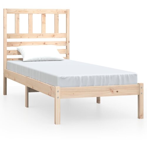  Okvir kreveta 75 x 190 cm mali od masivne borovine Slike
