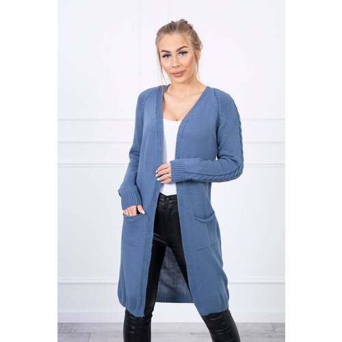 Kesi Denim sweater with pockets Cene