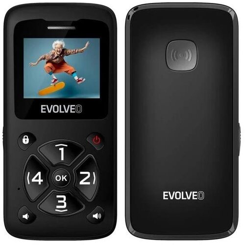 Evolveo easyphone id mobilni telefon za starije osobe, crne boje Slike