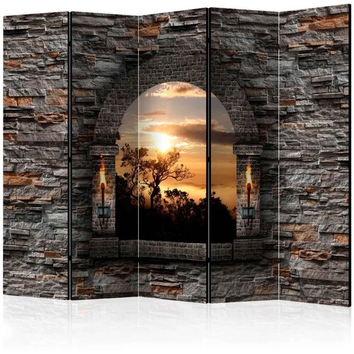  Paravan u 5 dijelova - Castle Window II [Room Dividers] 225x172 Slike