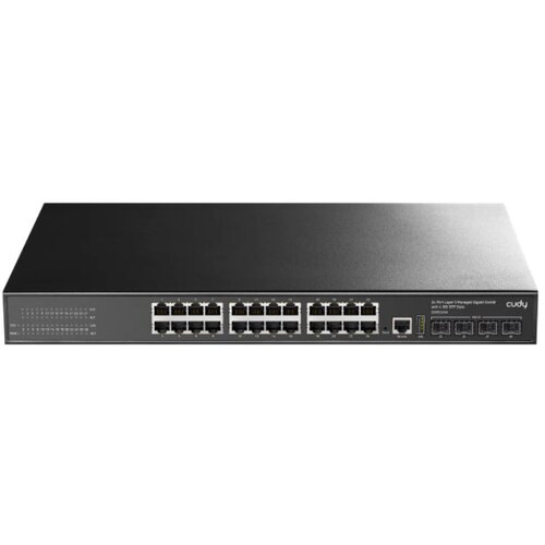 Cudy GS5024S4 24-Port layer 3 managed gigabit switch with 4 10G sfp slots Cene