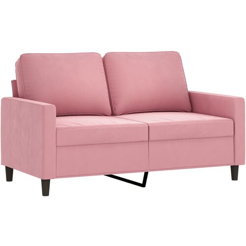  2-dijelni set sofa s jastucima ružičasti bar&amp;scaron;unasti Slike